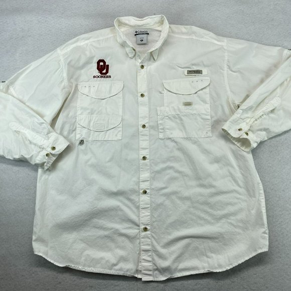 Columbia | Shirts | Ou Sooners Shirt Extra Large Mens Columbia Pfg